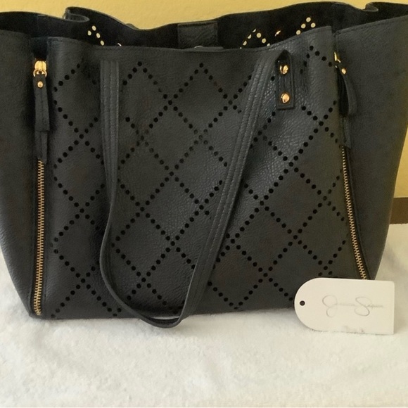 NWOT Jessica Simpson black Lolita tote - Picture 2 of 4